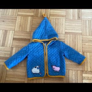 Hanna Anderson, light wash 6-12 month jacket